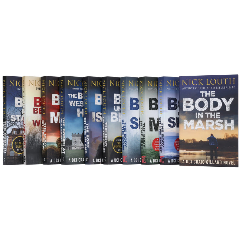 DCI Craig Gillard Crime Thrillers by Nick Louth 10 Books Collection Set - Fiction - Paperback Fiction Canelo