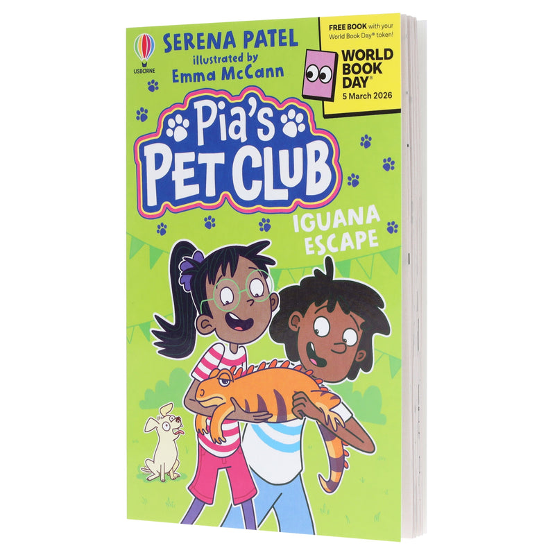 Pia's Pet Club: Iguana Escape: World Book Day 2026 by Serena Patel - Ages 7-10 - Paperback 7-9 Usborne Publishing Ltd