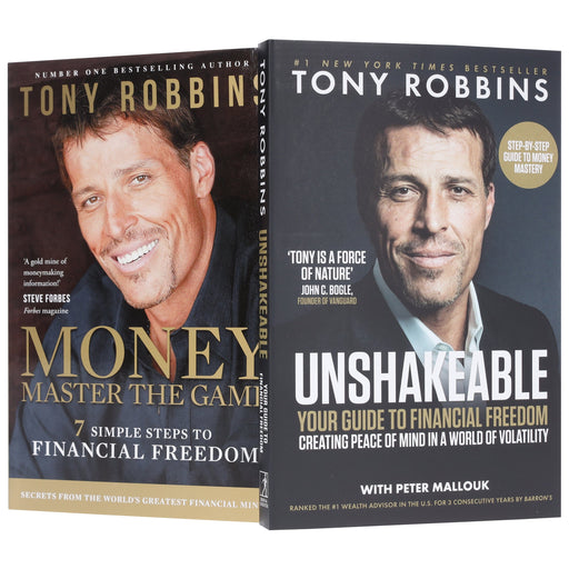 Tony Robbins Collection (Unshakeable: Your Guide to Financial Freedom & Money Master the Game) 2 Books Set - Non Fiction - Paperback Non-Fiction Simon & Schuster