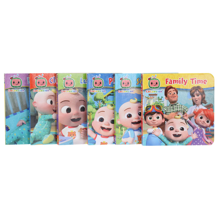 CoComelon Pocket Library: Illustrated 6 Mini books Collection Box Set - Ages 1-4 - Board Book 0-5 HarperCollins Publishers