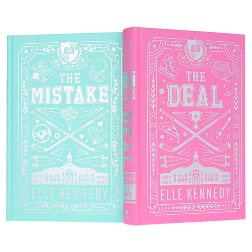 Off-Campus Series by Elle Kennedy 2 Books Collector's Edition Set - Fiction - Sprayed Edges Hardback B2D DEALS Hachette