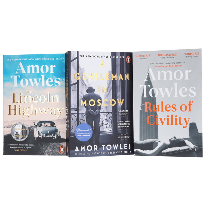 Amor Towles 3 Books Collection Set - Fiction - Paperback Fiction Various