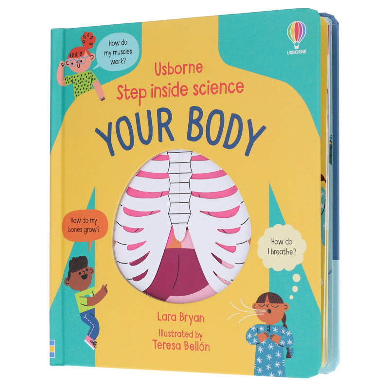 Step Inside Science: Your Body by Lara Bryan - Ages 5+ - Board Book 5-7 Usborne Publishing Ltd