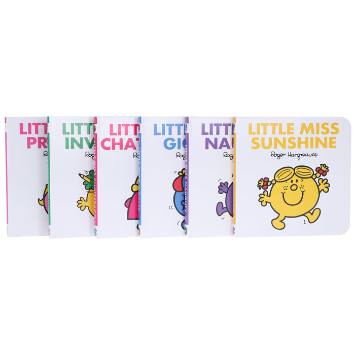 Little Miss 6 Mini Books Pocket Library By Roger Hargreaves - Ages 1-5 - Board Book 0-5 HarperCollins Publishers