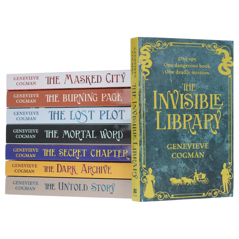The Invisible Library Series By Genevieve Cogman Complete 8 Books Collection Set - Fiction - Paperback Fiction Pan Macmillan