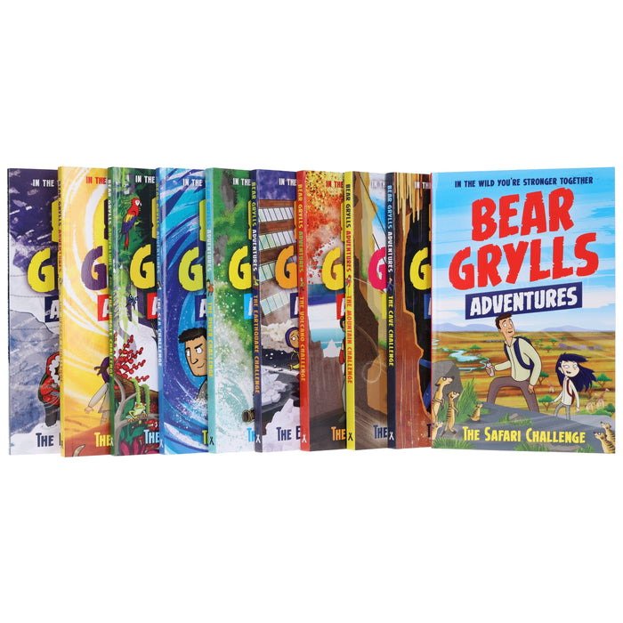 Bear Grylls Adventure Series 10 Books Collection Set - Ages 7-9 - Paperback 7-9 Bonnier Books Ltd