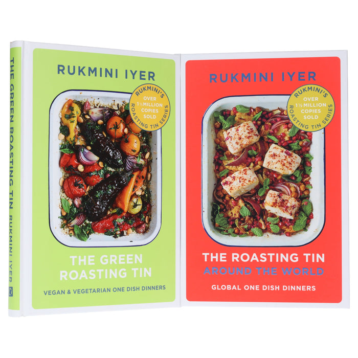 Rukmini Iyer Collection 2 Books Set (The Green Roasting Tin & The Roasting Tin Around the World) - Non Fiction - Hardback Non-Fiction Penguin