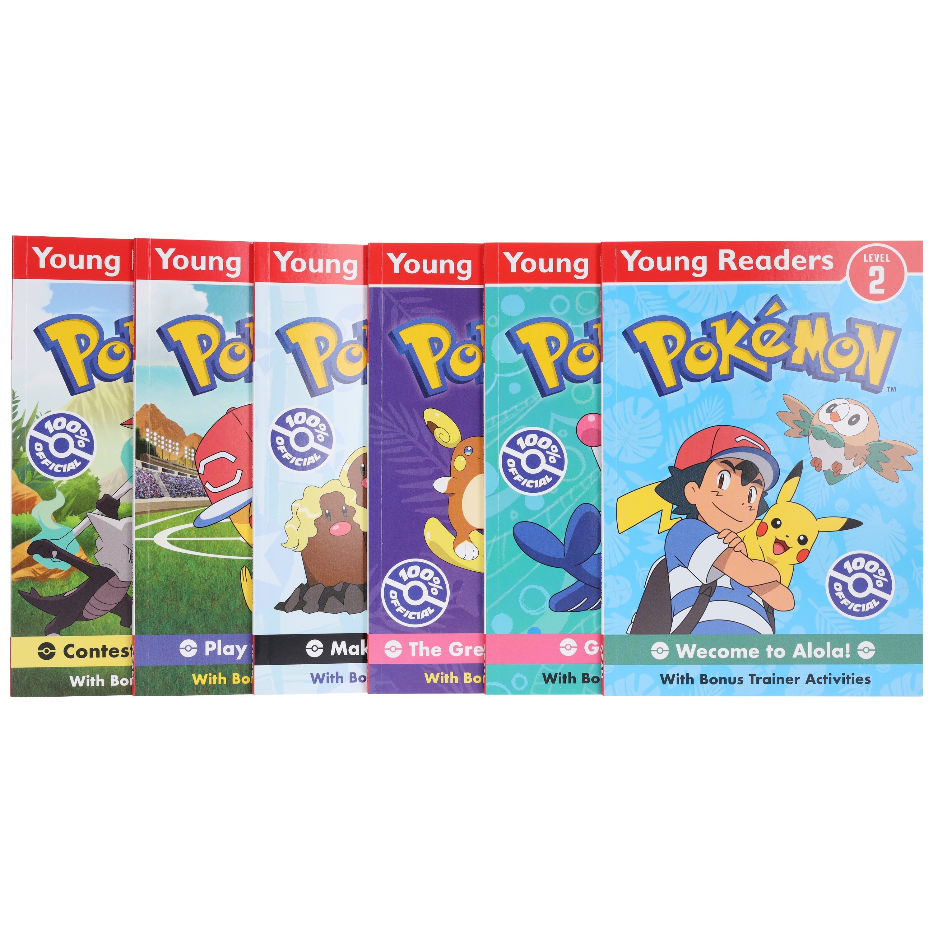 Pokémon: The Alola Collection Young Readers (Level 2) 6 Picture Books —  Books2Door