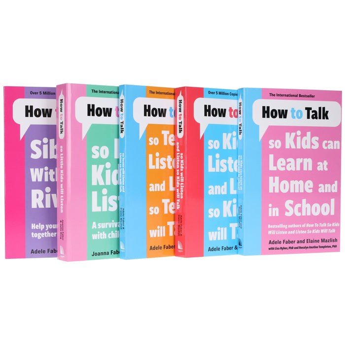 How to Talk Series 5 Books Set By Adele Faber & Elaine Mazlish - Non Fiction - Paperback Non-Fiction Bonnier Books Ltd
