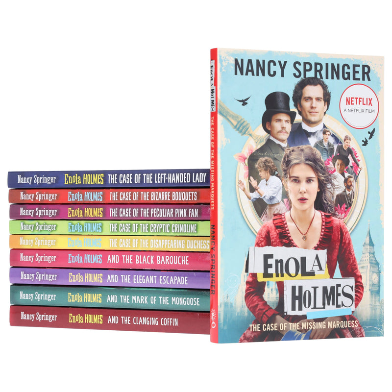 Enola Holmes Mysteries Series By Nancy Springer 10 Books Collection Set - Ages 9+ - Paperback 9-14 Bonnier Books Ltd