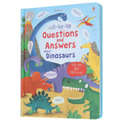 Usborne: Lift-the-flap Questions and Answers about Dinosaurs by Katie Daynes - Ages 5+ - Board Book 5-7 Usborne Publishing Ltd