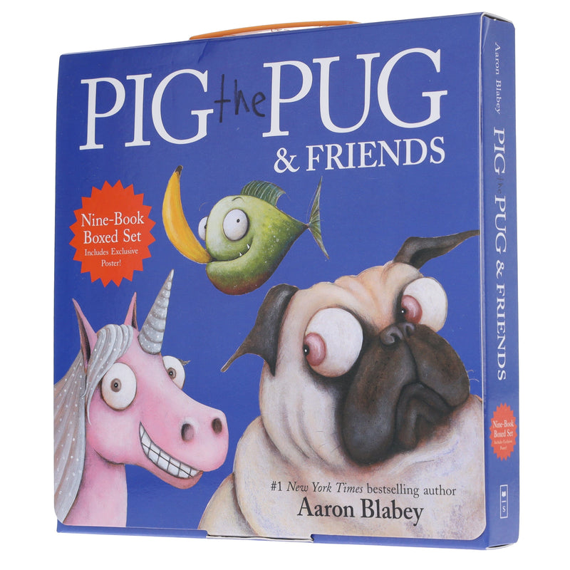 Pig The Pug & Friends by Aaron Blabey 9 Books Boxed Set (Includes Exclusive Poster!) - Ages 3+ - Paperback 3-5 Scholastic