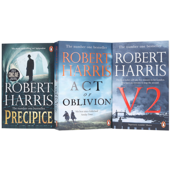 Robert Harris Collection (V2, Act of Oblivion & Precipice) 3 Books Set - Fiction - Paperback Fiction Penguin Random House