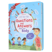 Usborne: Lift the Flap Questions & Answers about your Body by Katie Daynes - Ages 4+ - Board Book 3-5 Usborne Publishing Ltd