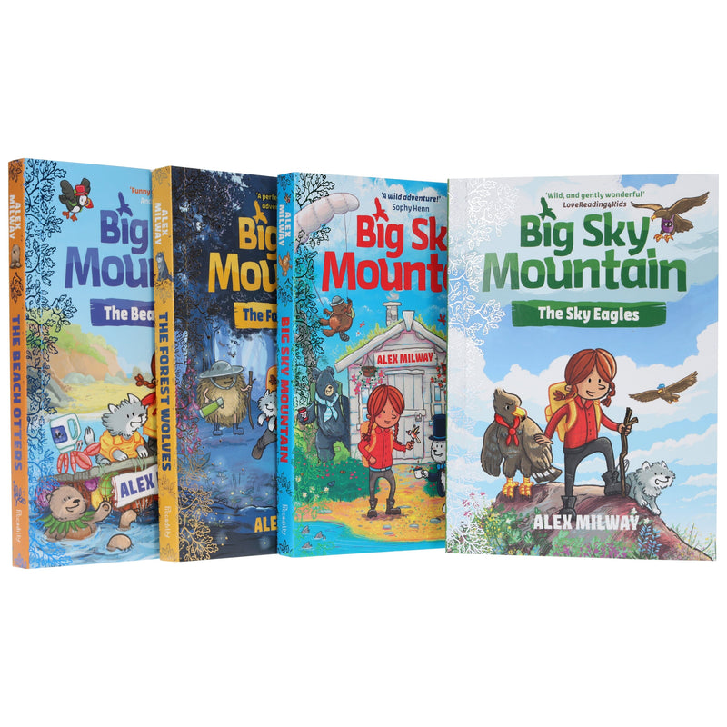 Big Sky Mountain Series by Alex Milway 4 Books Collection Set - Ages 5-8 - Paperback 5-7 Bonnier Books Ltd