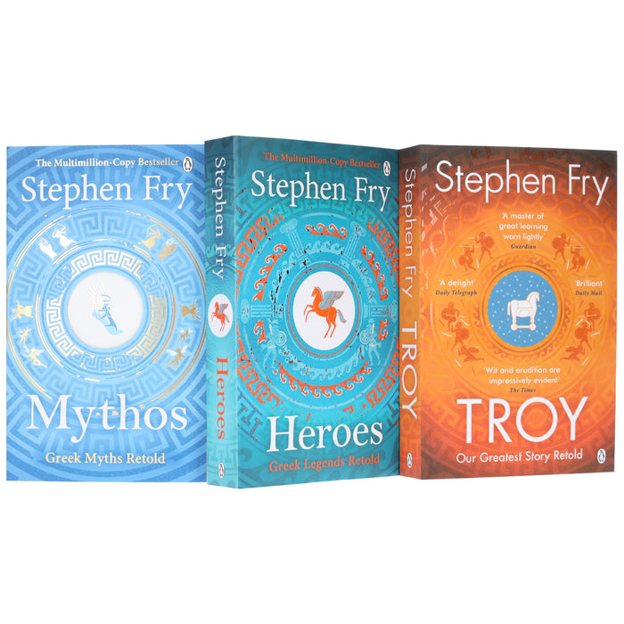 Greek Myths Series By Stephen Fry 3 Books Collection Set - Fiction - Paperback Fiction Penguin