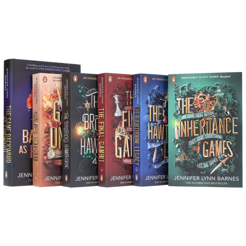 The Inheritance Games Series By Jennifer Lynn Barnes 6 Books Collection Set - Ages 12-17 - Paperback/Hardback Young Adult Penguin Random House