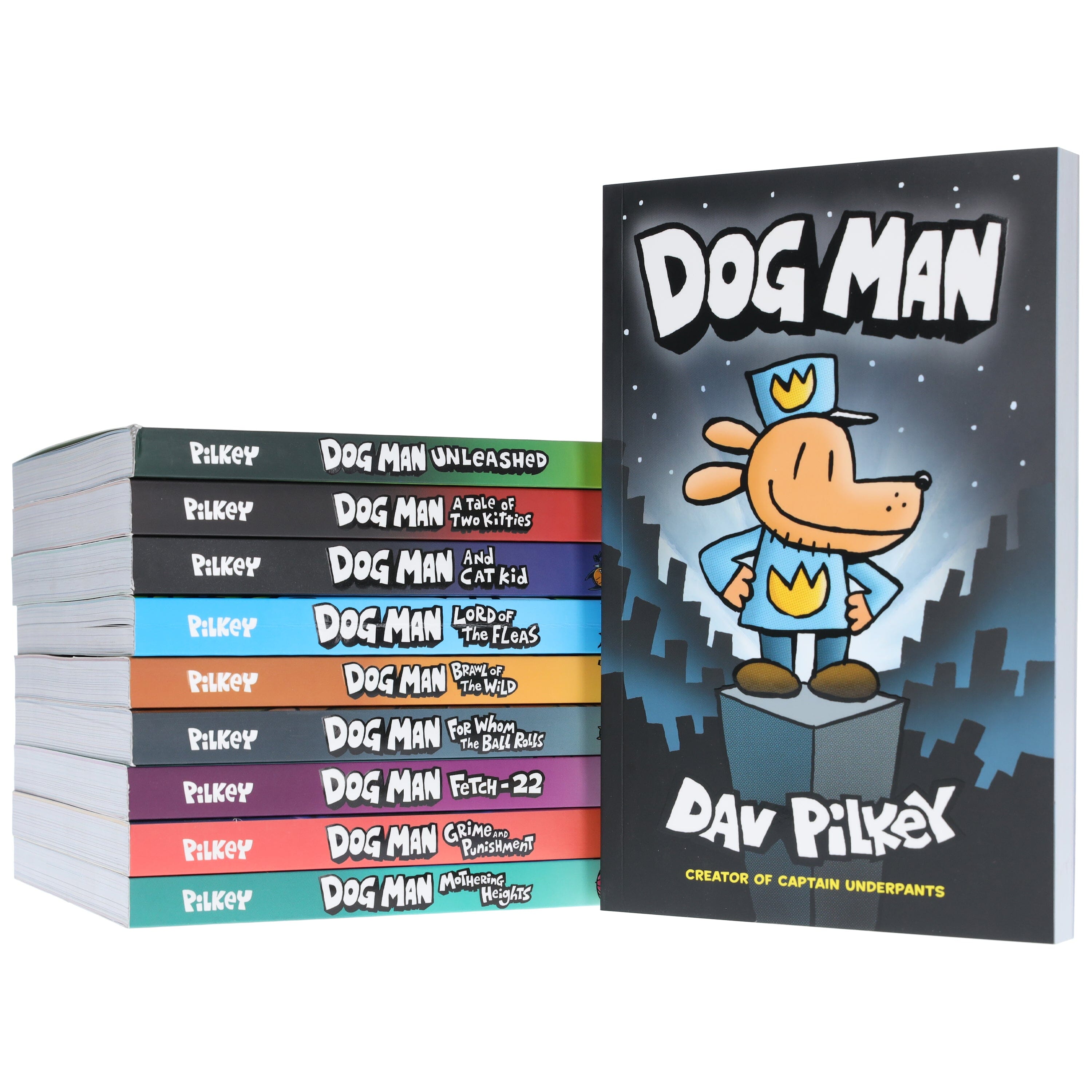 Dog Man by Dav Pilkey: Books 1-10 — Books2Door