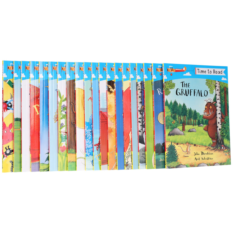 Time To Read Collection 20 Books Set By Julia Donaldson & Lydia Monks - Ages 3+ - Paperback 0-5 Macmillan