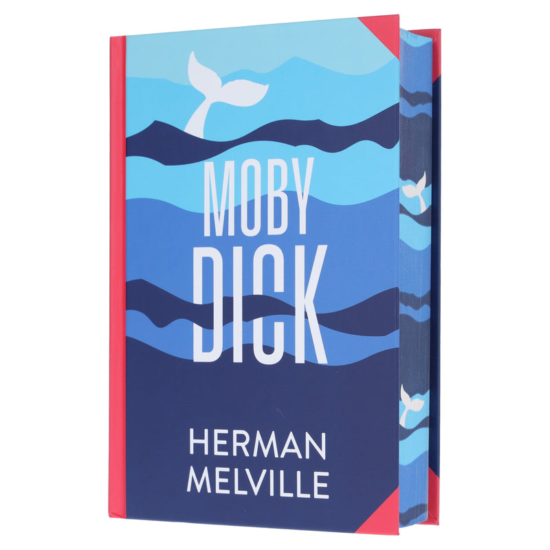 Moby Dick by Herman Melville - Fiction - Sprayed Edge Hardback Fiction Wilco Books