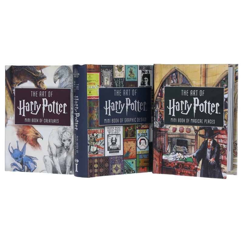 The Art of Harry Potter Series 3 Mini Books Collection Set - Ages 9+ - Hardback 9-14 Insight Editions