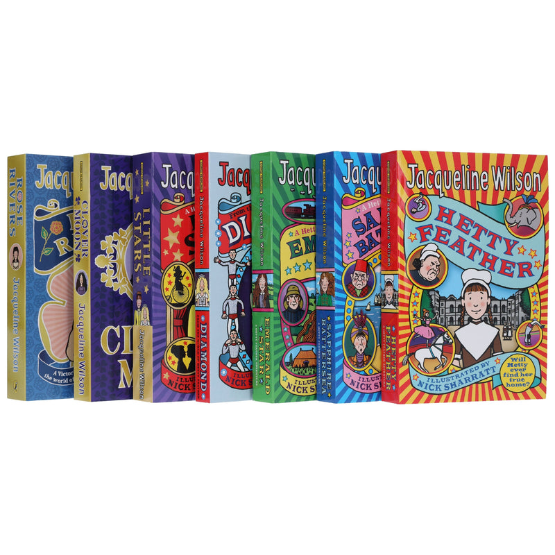 Hetty Feather Series by Jacqueline Wilson Illustrated 7 Books Collection Set - Ages 9-11 - Paperback 9-14 Penguin Random House
