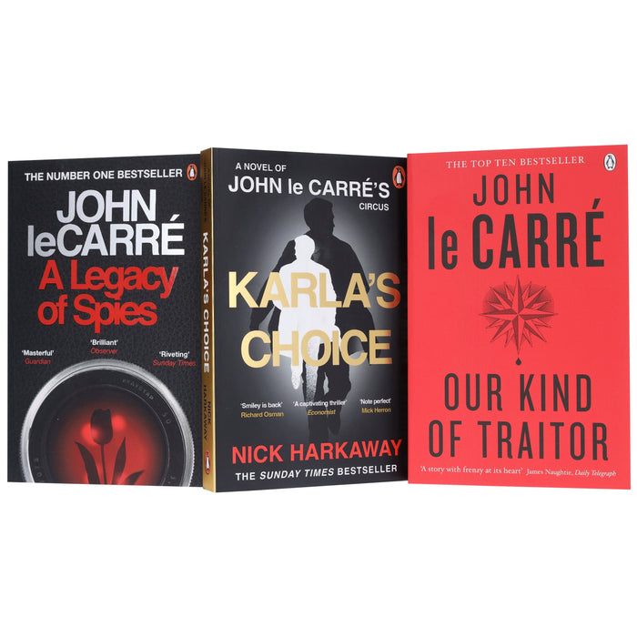 John le Carré & Nick Harkaway Novel 3 Books Collection Set - Fiction - Paperback Fiction Penguin Random House