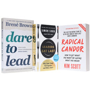 Dare to Lead, Radical Candor & Leaders Eat Last 3 Books Collection Set - Non Fiction - Paperback Non-Fiction Various