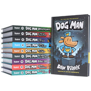 Dog Man 1-10: The Supa Buddies Mega Collection by Dav Pilkey 10 Books Set - Ages 6-12 - Hardback Graphic Novels Scholastic