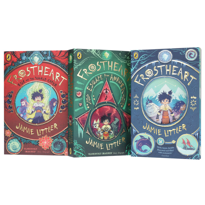 Frostheart Trilogy By Jamie Littler 3 Books Collection Set - Ages 8-12 - Paperback 9-14 Penguin Random House
