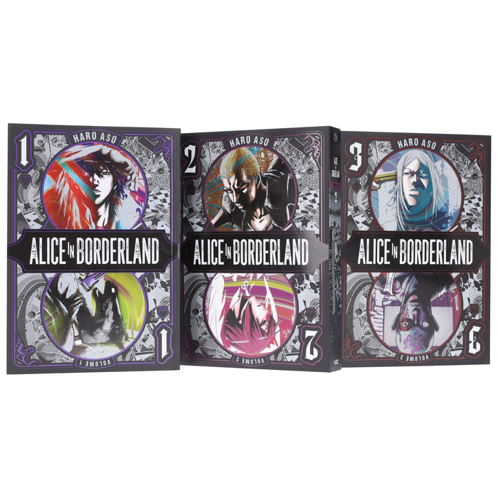 Alice in Borderland (Vol. 1-3) by Haro Aso 3 Books Collection Manga Set - Fiction - Paperback Graphic Novels Viz Media, LLC