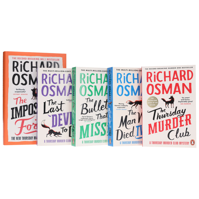 Thursday Murder Club Mysteries By Richard Osman 5 Books Collection Set - Fiction - Paperback/Hardback Fiction Penguin Random House