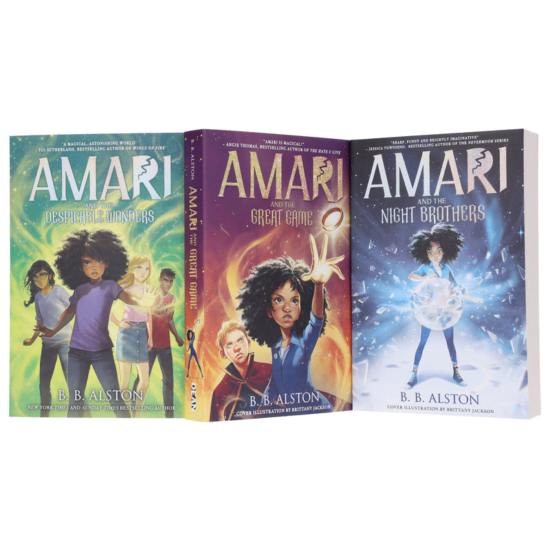 Amari and the Night Brothers Series by B. B. Alston 3 Books Collection Set - Ages 8+ - Paperback 9-14 HarperCollins Publishers