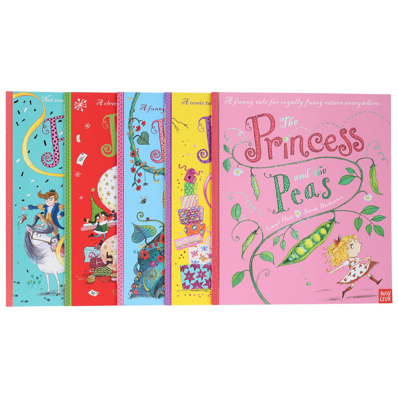The Princess Series By Caryl Hart Illustrated 5 Books Collection Set - Ages 3-5 - Paperback 0-5 Nosy Crow Ltd
