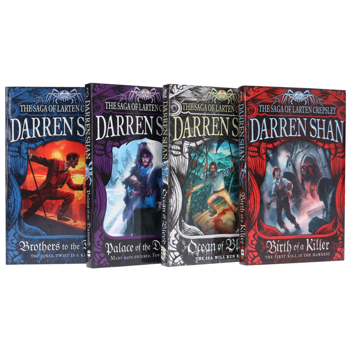 The Saga of Larten Crepsley Series 4 Books Collection Set by Darren Shan - Ages 9 years and up - Paperback 9-14 HarperCollins Publishers