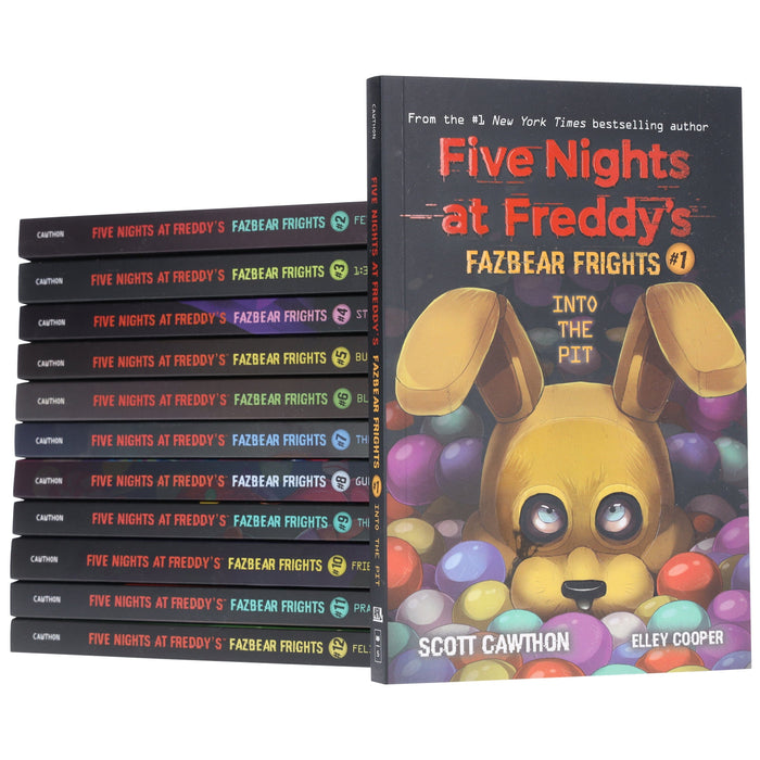 Five Nights at Freddy's Fazbear Frights By Scott Cawthon 12 Books Box Set - Age 12+ - Paperback Fiction Scholastic