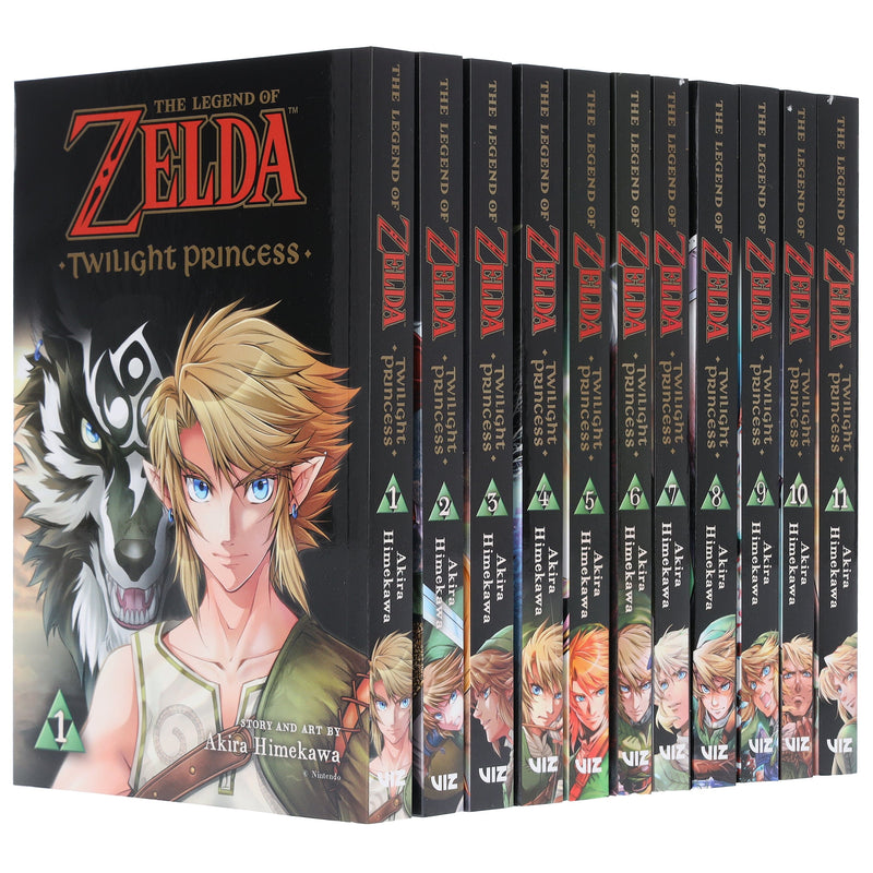 The Legend of Zelda: Twilight Princess: Volumes 1-11 Complete Box Set by Akira Himekawa - Manga - Paperback Graphic Novels Viz Media, LLC