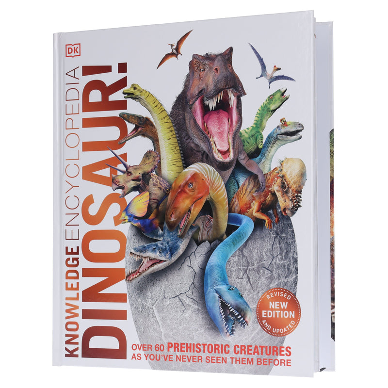 Knowledge Encyclopedia Dinosaur! Over 60 Prehistoric Creatures as You've Never Seen Them Before: By John Woodward - Ages 9+ - Hardback 9-14 DK