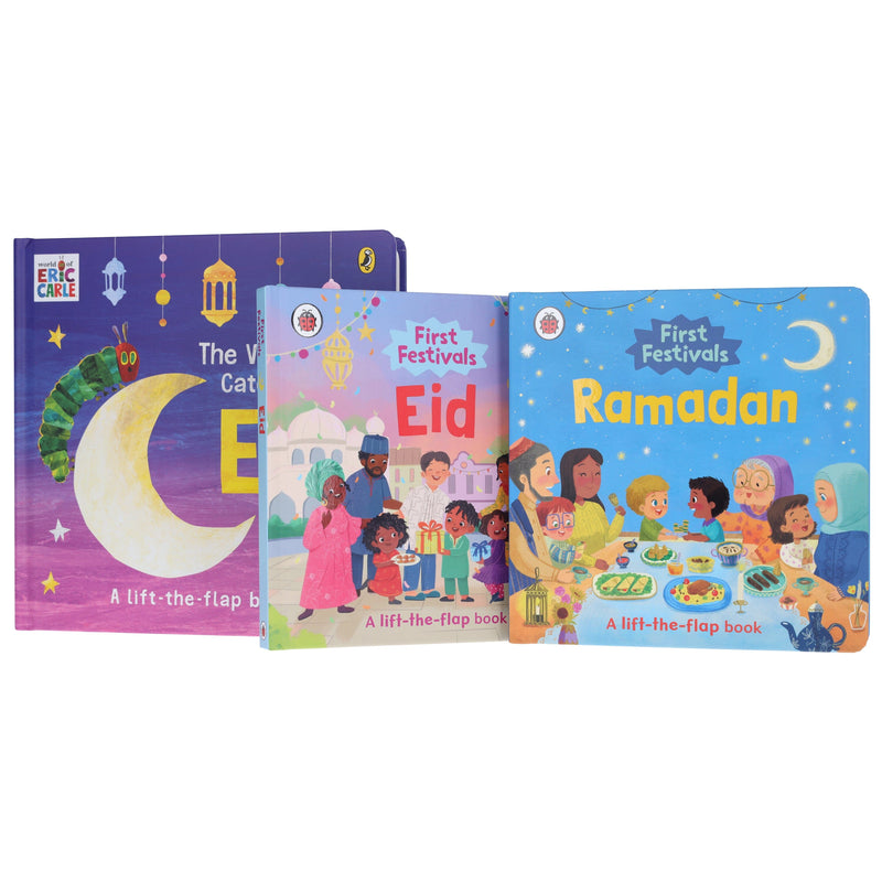 The First Festivals Series 3 Books Collection Set (A Lift-the-flap Book) - Ages 2-5 - Board Book 0-5 Ladybird