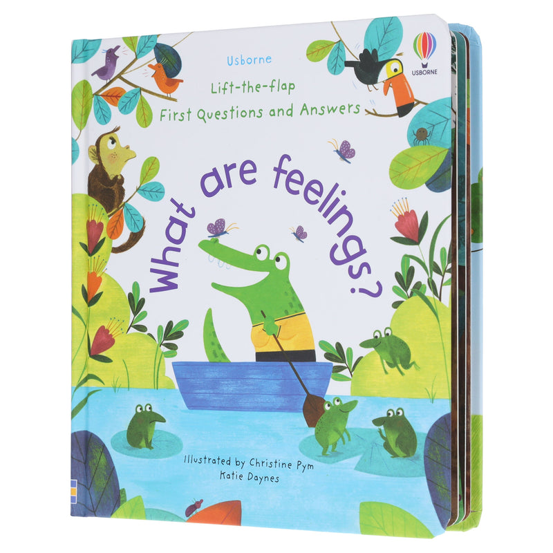 What are Feelings? (Usborne: Lift-the-Flap First Questions & Answers) - Ages 4+ - Board Book 3-5 Usborne Publishing Ltd