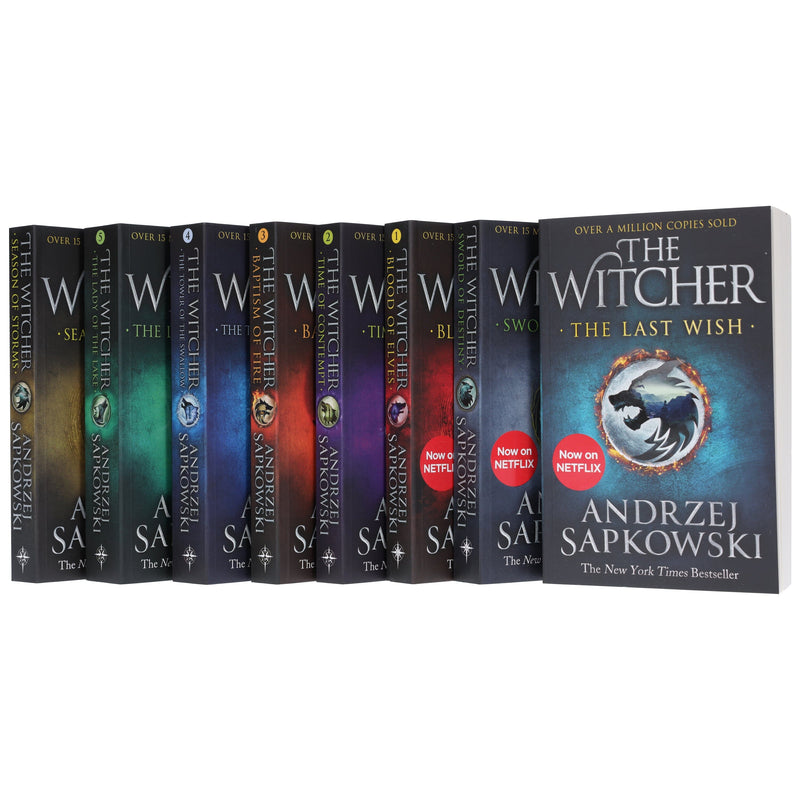 The Witcher Complete Series By Andrzej Sapkowski 8 Books Box Set Collection - Fiction - Paperback B2D DEALS Hachette