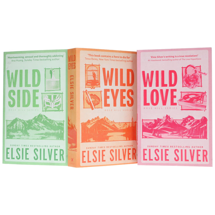 Rose Hill Series By Elsie Silver (Wild Love, Wild Eyes & Wild Side) 3 Books Collection Set - Fiction - Paperback Fiction Hachette