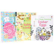 Easter Egg 3 Books Collection Set (First Magic Painting Easter Egg, Easter Egg Colouring Book & Wipe-Clean Easter Activities) - Ages 3-5 - Paperback 3-5 Usborne Publishing Ltd