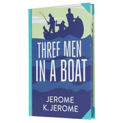 Three Men In A Boat by Jerome K. Jerome - Fiction - Sprayed edges Hardback Fiction Wilco Books