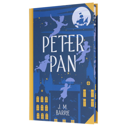 Peter Pan by J. M. Barrie - Fiction - Sprayed Edges Hardback Fiction Wilco Books