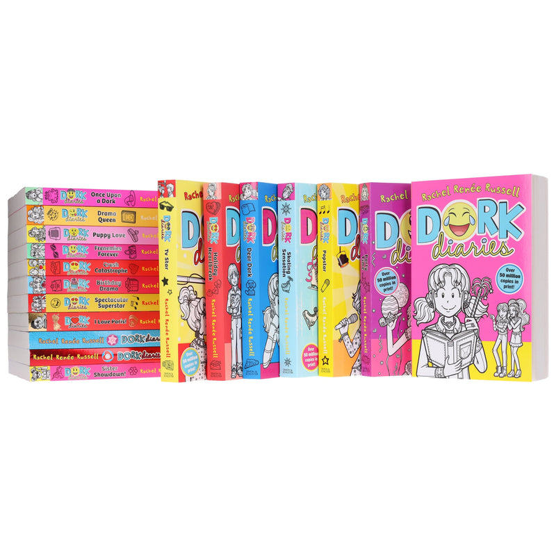 Dork Diaries Series By Rachel Renee Russell 18 Books Collection Set - Ages 9-14 - Paperback 9-14 Simon & Schuster