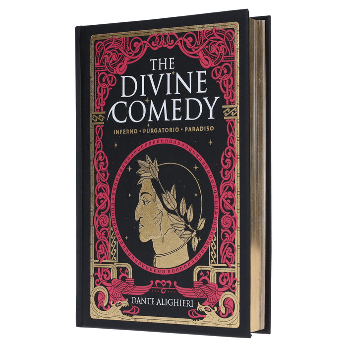 The Divine Comedy - Inferno, Purgatorio, Paradiso by Dante Alighieri - Fiction - Hardcover (Leather-Bound) Fiction Wilco Books