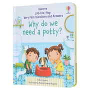 Why Do We Need A Potty? (Very First Lift-the-Flap Questions & Answers) by Katie Daynes - Ages 2+ - Board Book 0-5 Usborne Publishing Ltd