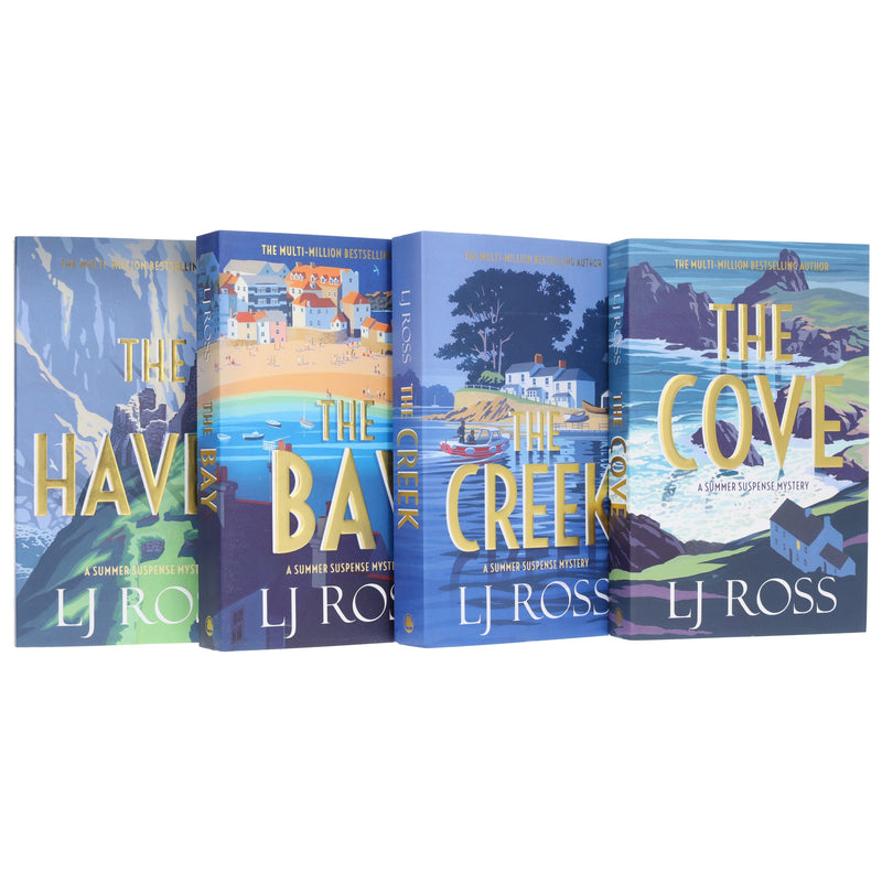 The Summer Suspense Mysteries Series by LJ Ross 4 Books Collection Set - Fiction - Paperback Fiction Dark Skies Publishing