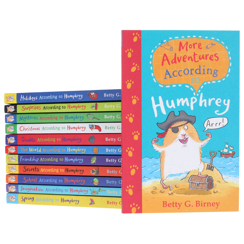According to Humphrey the Hamster Series by Betty G. Birney 12 Books Collection Set - Ages 7+ - Paperback 7-9 Faber & Faber